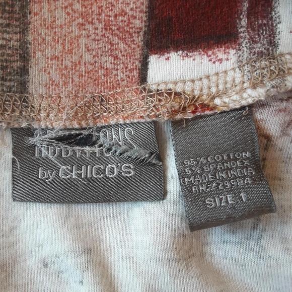 Chico's Vintage Artistic Pattern Sweater Women's Size - Picture 6 of 7